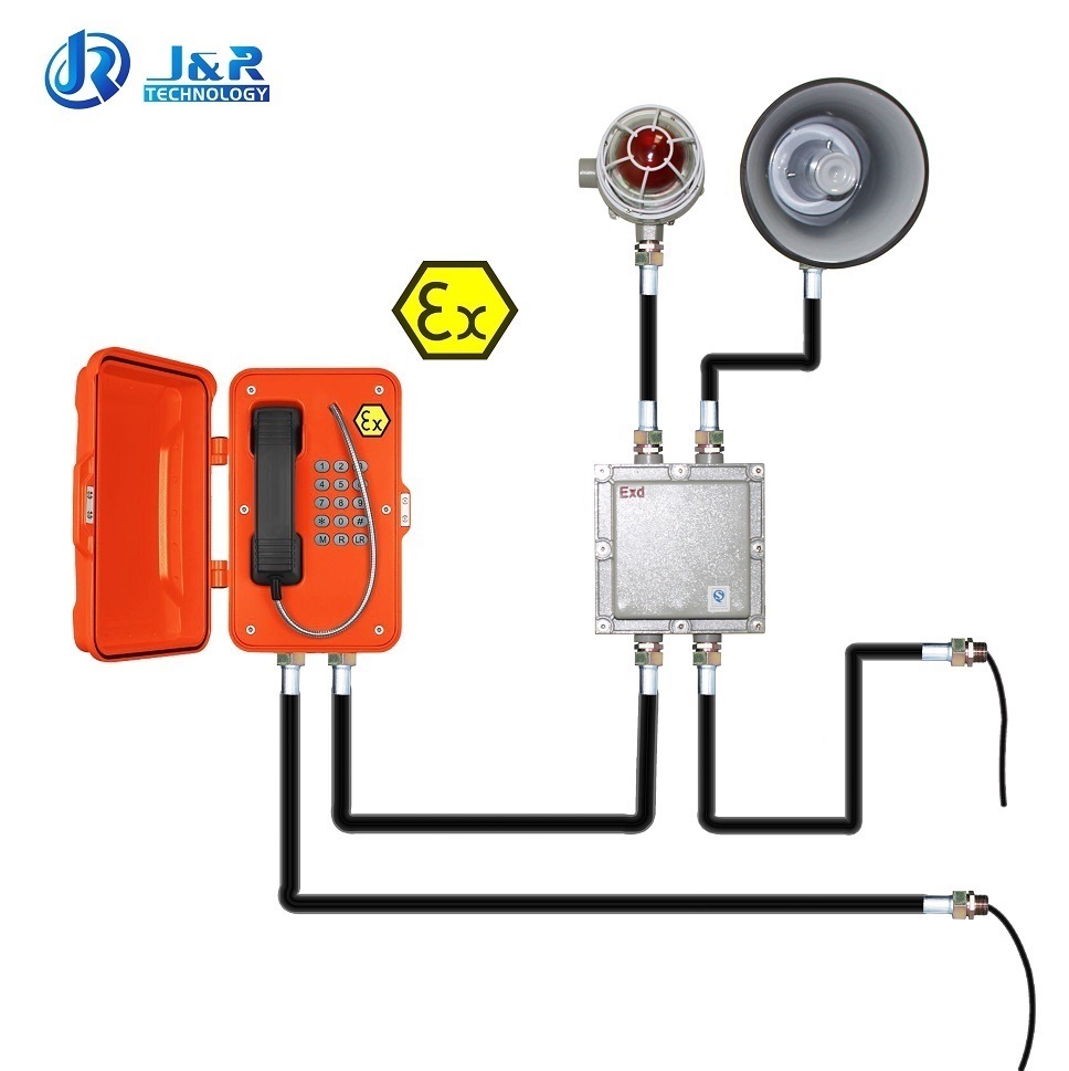 Взрывозащищённый телефон J&R JREX101-FK-HB-SIP